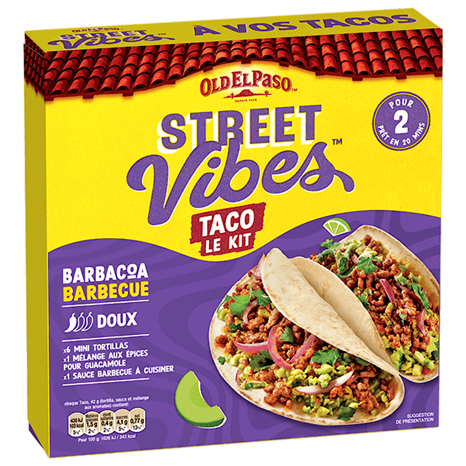 kit de tacos doux barbecue barbacoa street vibes old el paso